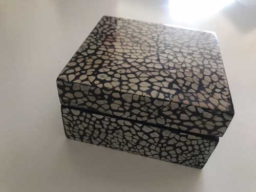 Perlmutt muschel dose - perlmutt,