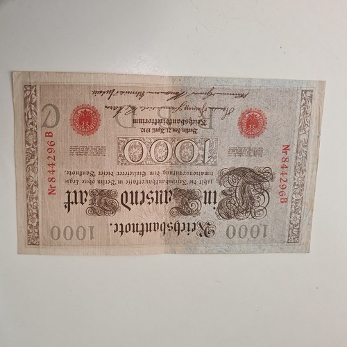 Reichsbanknote 1000 mark - 1000,