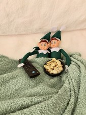 Weihnachts-Elf Stoffpuppe –