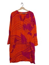 ANA ALCAZAR Langarmkleid Damen Kleid Gr. DE 44 rot-lila Elegant