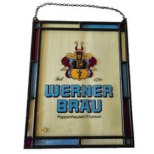Werner Bräu Bier Wand Fenster