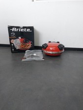 Ariete 909 Elektrischer Pizzaofen Pizza Steinofen - Rot 1200Watt  Grillofen