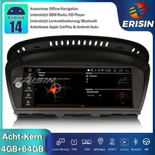 IPS Android 14 Autoradio GPS Navi CarPlay 4G BMW E60 E61 E63 E64 E90 E91 E92 E93