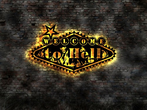 Welcome hell led - welcome,