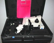 Zeiss Mikroskop STANDARD 20 1x Plan - 3x Achromat BUND Koffer Microscope Fluores