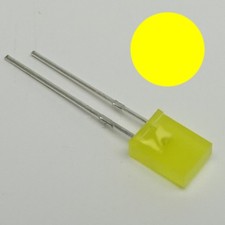 LED Rechteckig 2x5x7mm Gelb