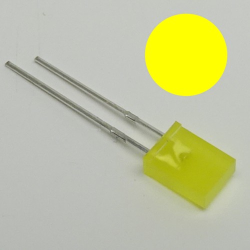 Led rechteckig 2x5x7mm gelb - rechteckig,