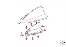 BMW Dachantenne E82 F20 E90