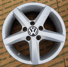 1 x Orig. VW Golf 5 / 6  Aspen Alufelge 6,5Jx15H2 5x112 ET50 5K0071495 #25901