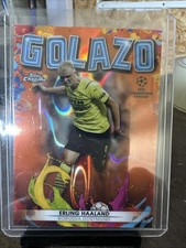 Erling Haaland Topps Chrome Golazo Orange Lava SSP BVB Dortmund UCL