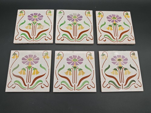 Antike jugendstil fliesen - 6,