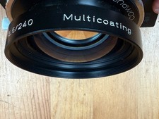 Schneider Kreuznach Symmar-S 240mm f/5.6 mit Compur 3 für Sinar