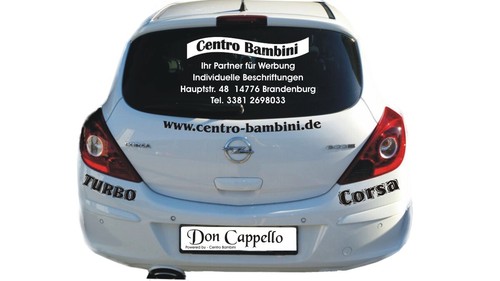 Werbung autobeschriftung - werbung,