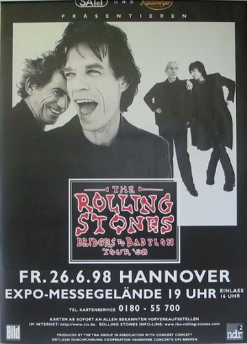 Rolling stones hannover 1998 - stones,