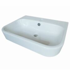 Duravit Happy D.2 Aufsatzbecken 600x460 mm weiß 231560 mit Überlaufclip Chrom