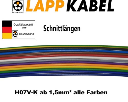 Lapp litze schnittlängen - lapp,
