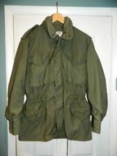 Vintage American Alpha Industries M-65 Style Field Jacket Cold Weather OG-107 S (01)
