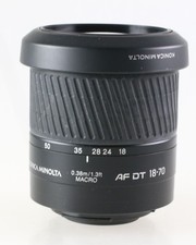 Objektiv Zoom Konica Minolta AF DT 18-70mm 18-70 mm 3.5(22)-5.6 Dynax Sony