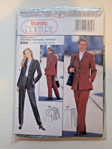 Burda couture 3089 hosenanzug - burda,