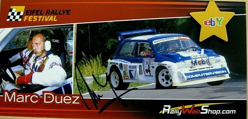Rallye autogrammkarte marc - autogrammkarte,