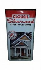 0,75 l Clousil Silverwood Holzlasur Effektholzschutz Farbe Schwarz Classic Clou