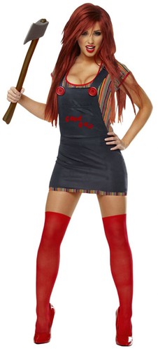 Damen sexy chucky kostüm - sexy,
