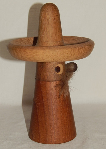 Teak holz figur senor kahlua - figur,