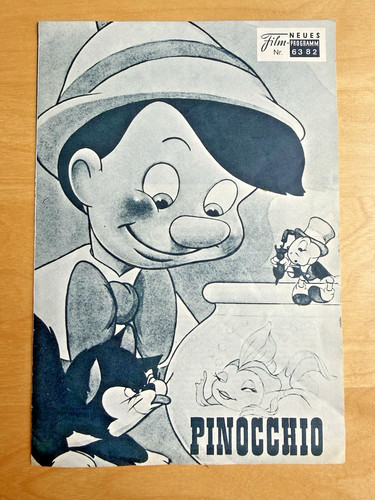Altes kino programm pinocchio - altes,