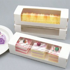 Kuchenbox Verpackung Gebäckbox Karton mit Sichtfenster lebensmittelecht 20-40er