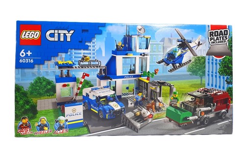 Lego city 60316 - city, polizeistation