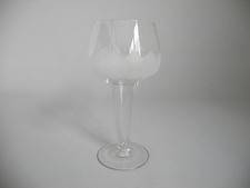 Rosenthal Lotus Relief Pokal / Glaspokal mit Hohlstiel Höhe 22cm -rar-