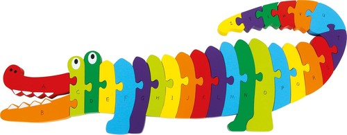 Small foot puzzle krokodil - small,