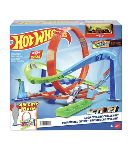Hot wheels action loop cyclone - hot,