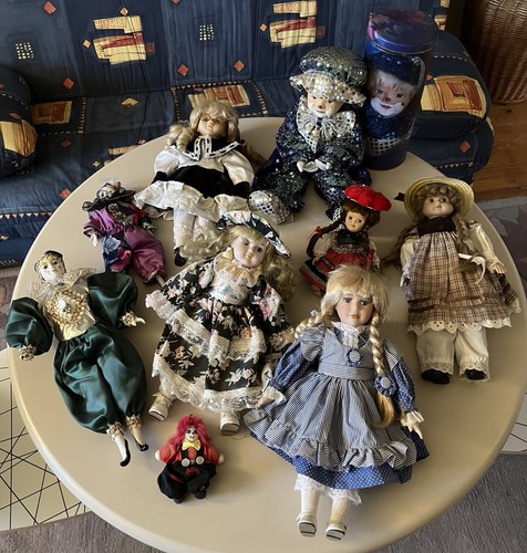 Omas puppensammlung einzeln - puppensammlung,,
