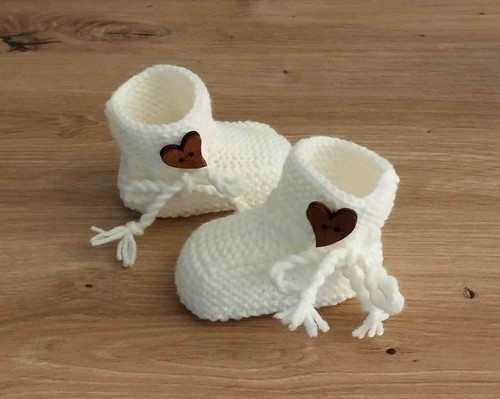 Babyschuhe gestrickt - babyschuhe,,