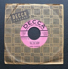 7" Karen Chandler - Tell Me More - US DECCA Promo Teen