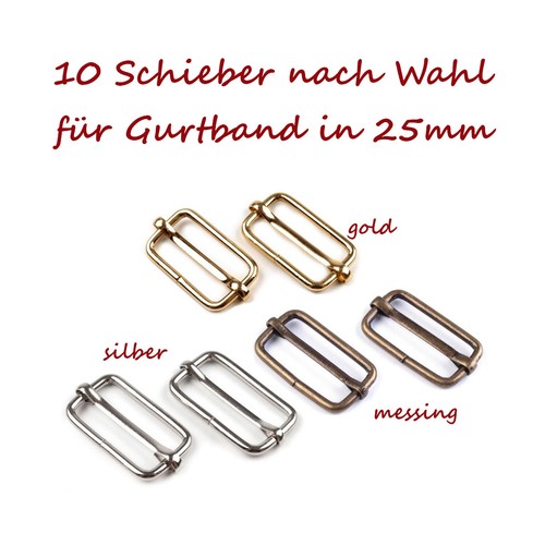 Taschenschieber 25mm metall - 10,