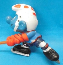 20032 Eishockey Schlumpf Nr. 6 Werbung promo pub Musterbemalung Schleich TOP