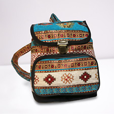 Exklusiver Kilim-Rucksack - Handgewebte Tasche, Boho-Stil, Vintage-Design, Ethno