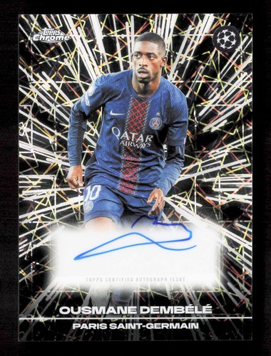 Topps ousmane dembele black - dembele,