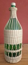 Vintage korbflasche mit - vintage,