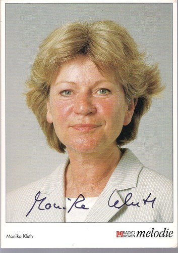 Autogramm monika kluth - monika,