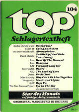 top Schlagertextheft mit