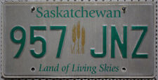 Kanada Nummernschild SASKATCHEWAN Kennzeichen Schild Canada License Plate / JNZ