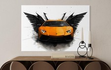 Leinwand Bild Lambo Kunst