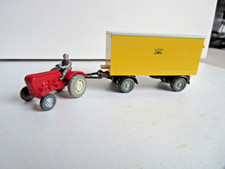 Wiking 1:87 Porsche Schlepper/Trecker mit altem Post-Anhänger !!!