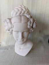 Edle Goebel Büste Frauenkopf aus Biskuit Porzellan