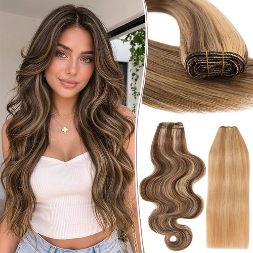 100g echthaar tressen weft - 100g,