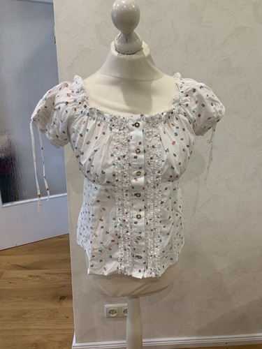 Damen trachtenbluse weiß - trachtenbluse,