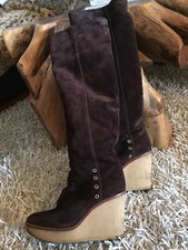 Overknee lammfell stiefel von - lammfell,